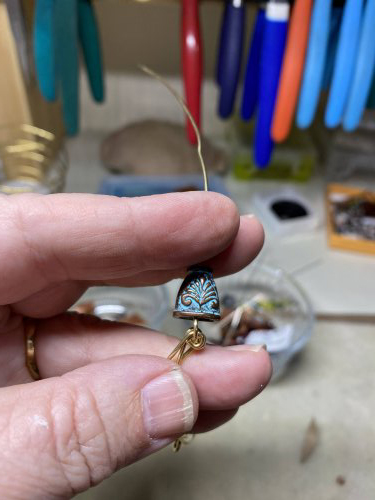 Susan LeGuyader's Eye Pin Dilemma - , Findings & Components, Toggles & Clasps, Earwire & Headpin, , eye pin dilemma